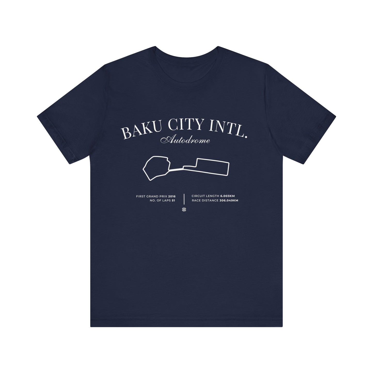 Azerbaijan Grand Prix 2025 Premium T-Shirt | Baku City Circuit F1 GP Racing Tee | Formula 1 Motorsport Gift | Racing Shirt for Fans