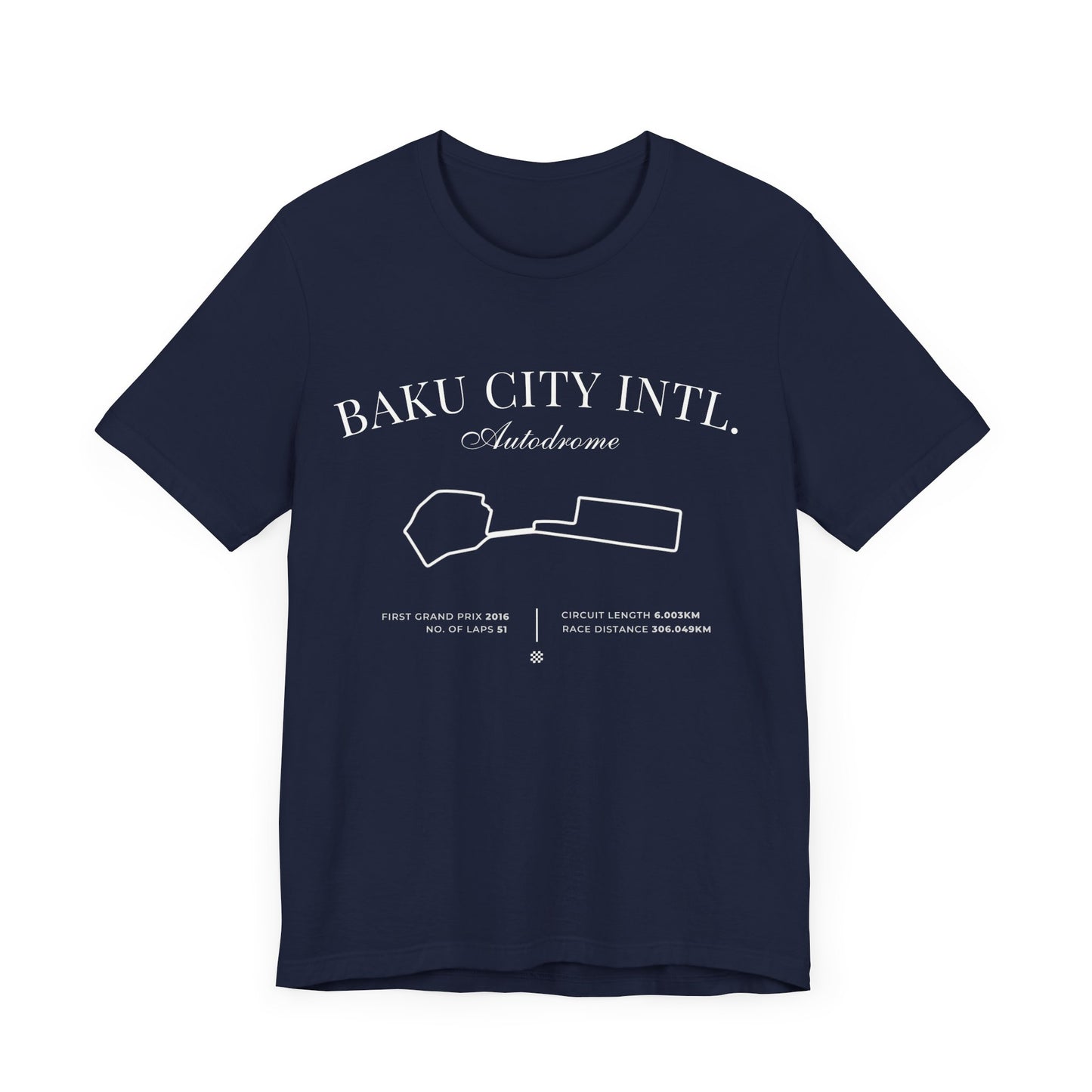 Azerbaijan Grand Prix 2025 Premium T-Shirt | Baku City Circuit F1 GP Racing Tee | Formula 1 Motorsport Gift | Racing Shirt for Fans