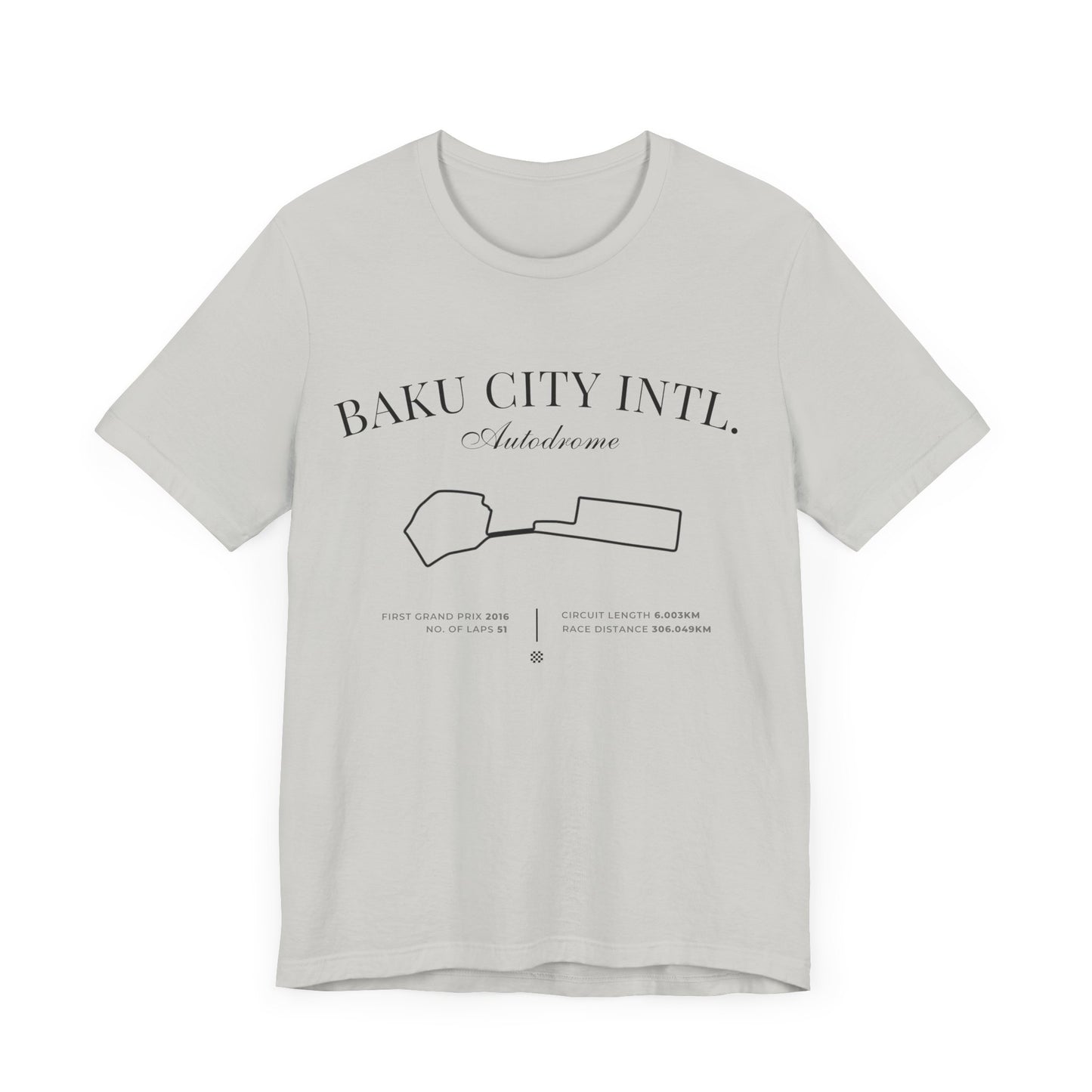 Azerbaijan Grand Prix 2025 Premium T-Shirt | Baku City Circuit F1 GP Racing Tee | Formula 1 Motorsport Gift | Racing Shirt for Fans