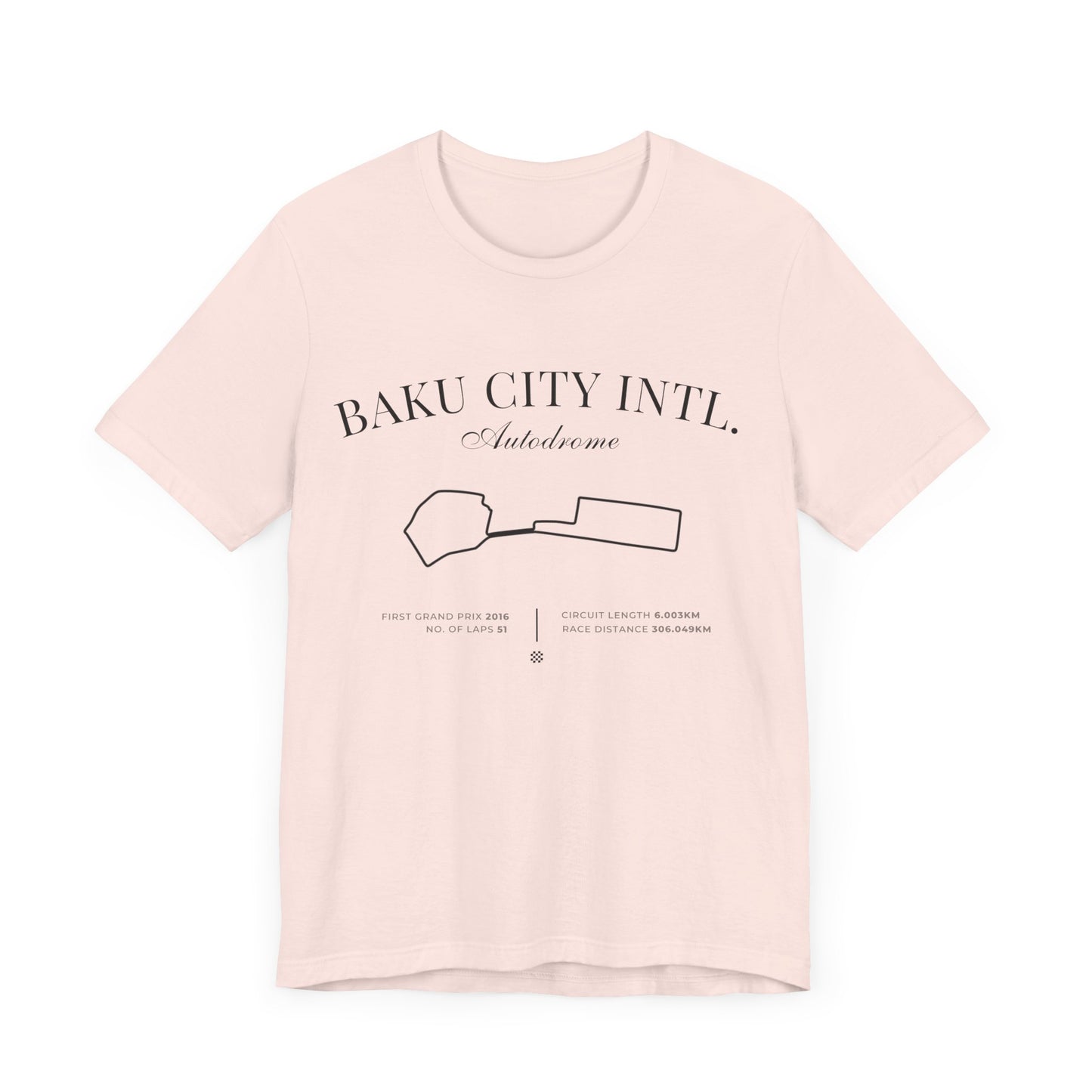 Azerbaijan Grand Prix 2025 Premium T-Shirt | Baku City Circuit F1 GP Racing Tee | Formula 1 Motorsport Gift | Racing Shirt for Fans