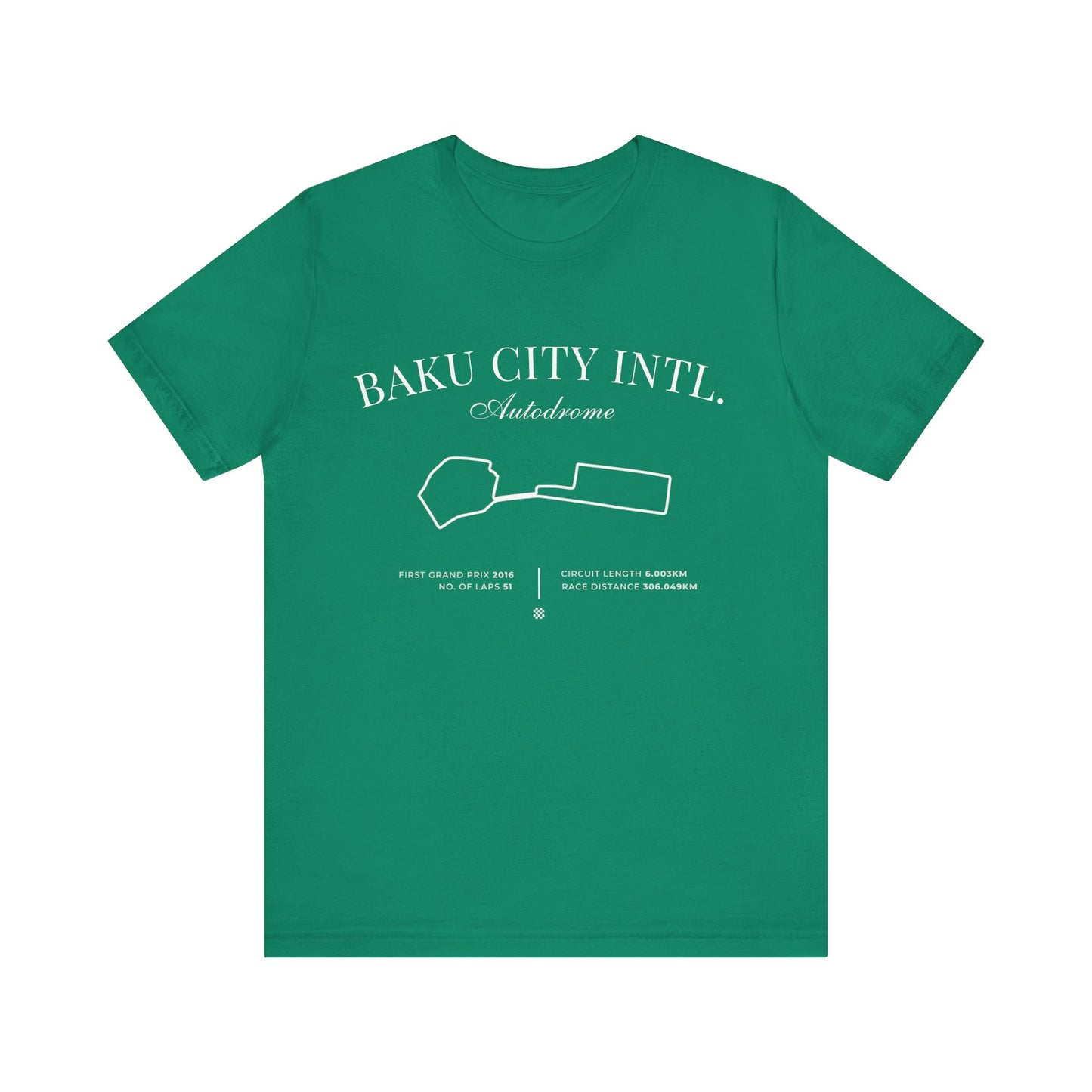 Azerbaijan Grand Prix 2025 Premium T-Shirt | Baku City Circuit F1 GP Racing Tee | Formula 1 Motorsport Gift | Racing Shirt for Fans