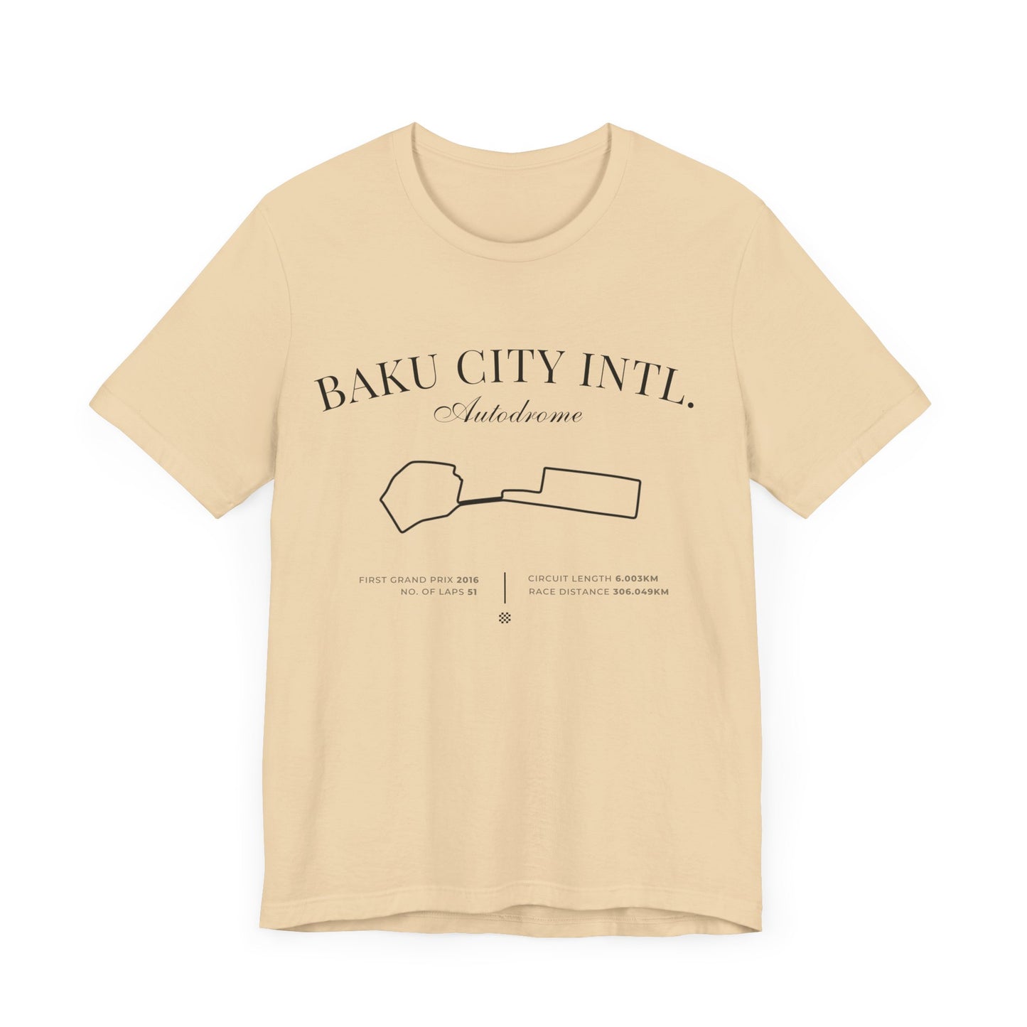 Azerbaijan Grand Prix 2025 Premium T-Shirt | Baku City Circuit F1 GP Racing Tee | Formula 1 Motorsport Gift | Racing Shirt for Fans