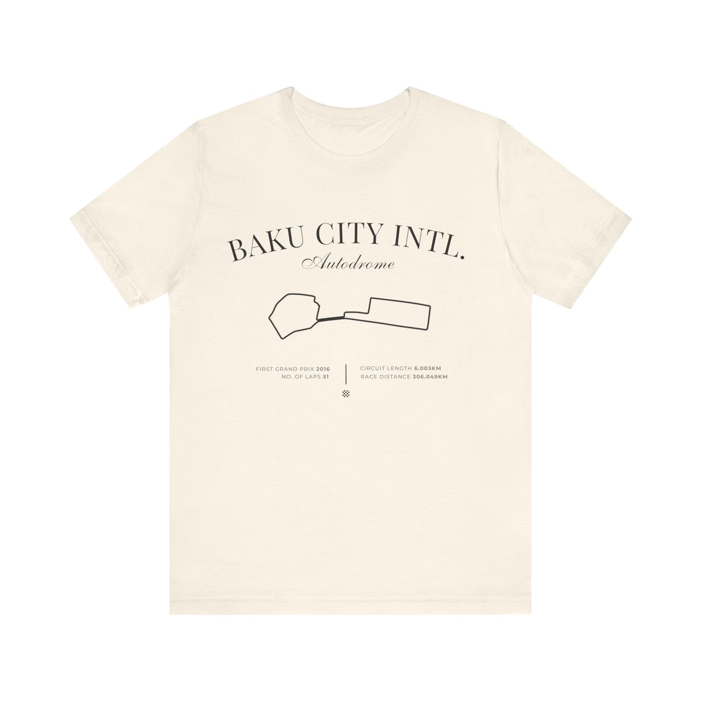 Azerbaijan Grand Prix 2025 Premium T-Shirt | Baku City Circuit F1 GP Racing Tee | Formula 1 Motorsport Gift | Racing Shirt for Fans