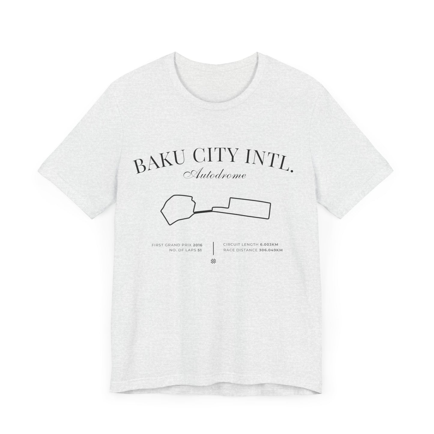 Azerbaijan Grand Prix 2025 Premium T-Shirt | Baku City Circuit F1 GP Racing Tee | Formula 1 Motorsport Gift | Racing Shirt for Fans