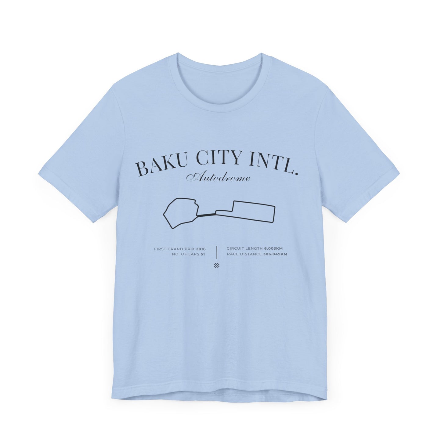 Azerbaijan Grand Prix 2025 Premium T-Shirt | Baku City Circuit F1 GP Racing Tee | Formula 1 Motorsport Gift | Racing Shirt for Fans