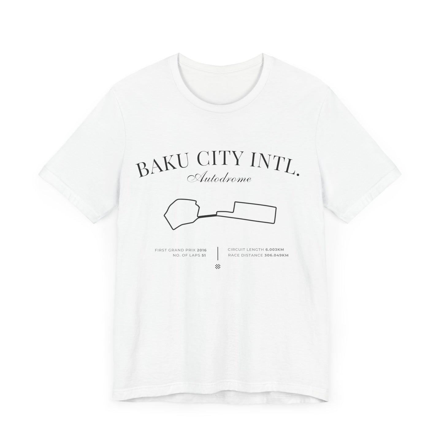 Azerbaijan Grand Prix 2025 Premium T-Shirt | Baku City Circuit F1 GP Racing Tee | Formula 1 Motorsport Gift | Racing Shirt for Fans