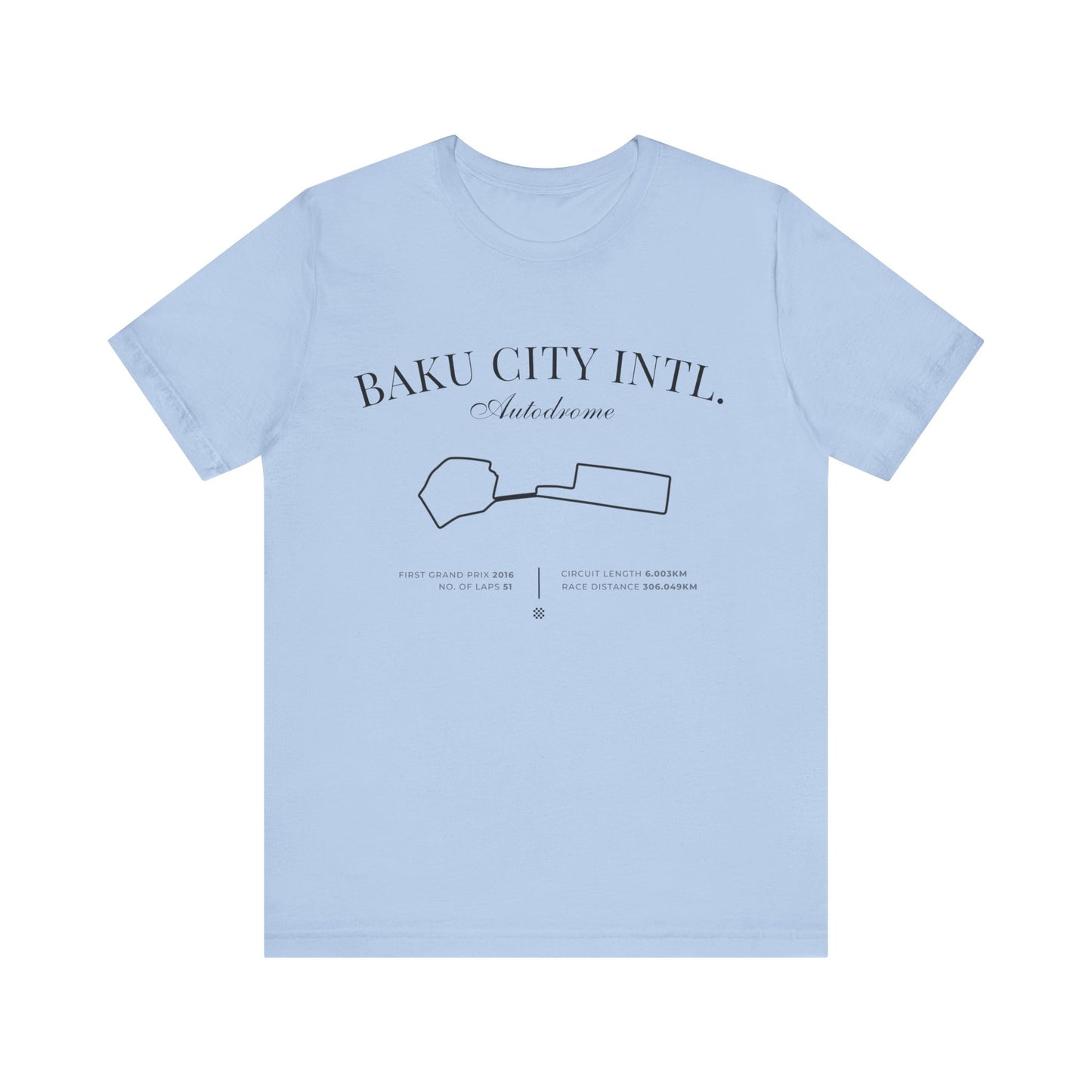 Azerbaijan Grand Prix 2025 Premium T-Shirt | Baku City Circuit F1 GP Racing Tee | Formula 1 Motorsport Gift | Racing Shirt for Fans