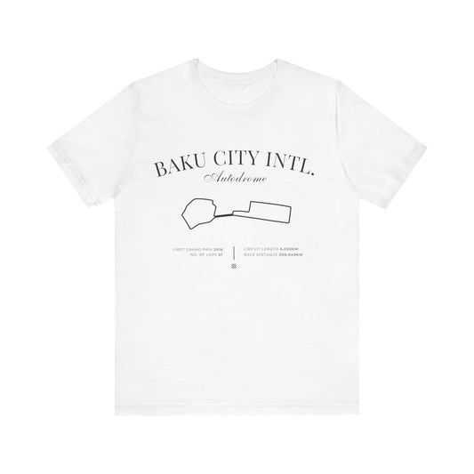 Azerbaijan Grand Prix 2025 Premium T-Shirt | Baku City Circuit F1 GP Racing Tee | Formula 1 Motorsport Gift | Racing Shirt for Fans