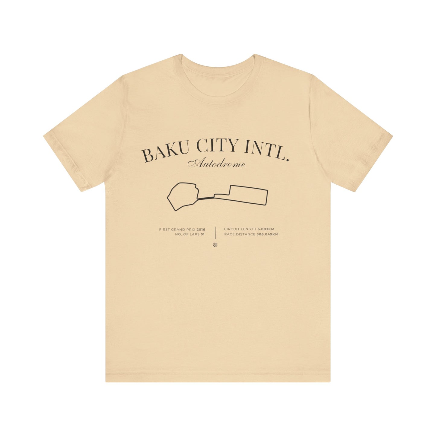 Azerbaijan Grand Prix 2025 Premium T-Shirt | Baku City Circuit F1 GP Racing Tee | Formula 1 Motorsport Gift | Racing Shirt for Fans