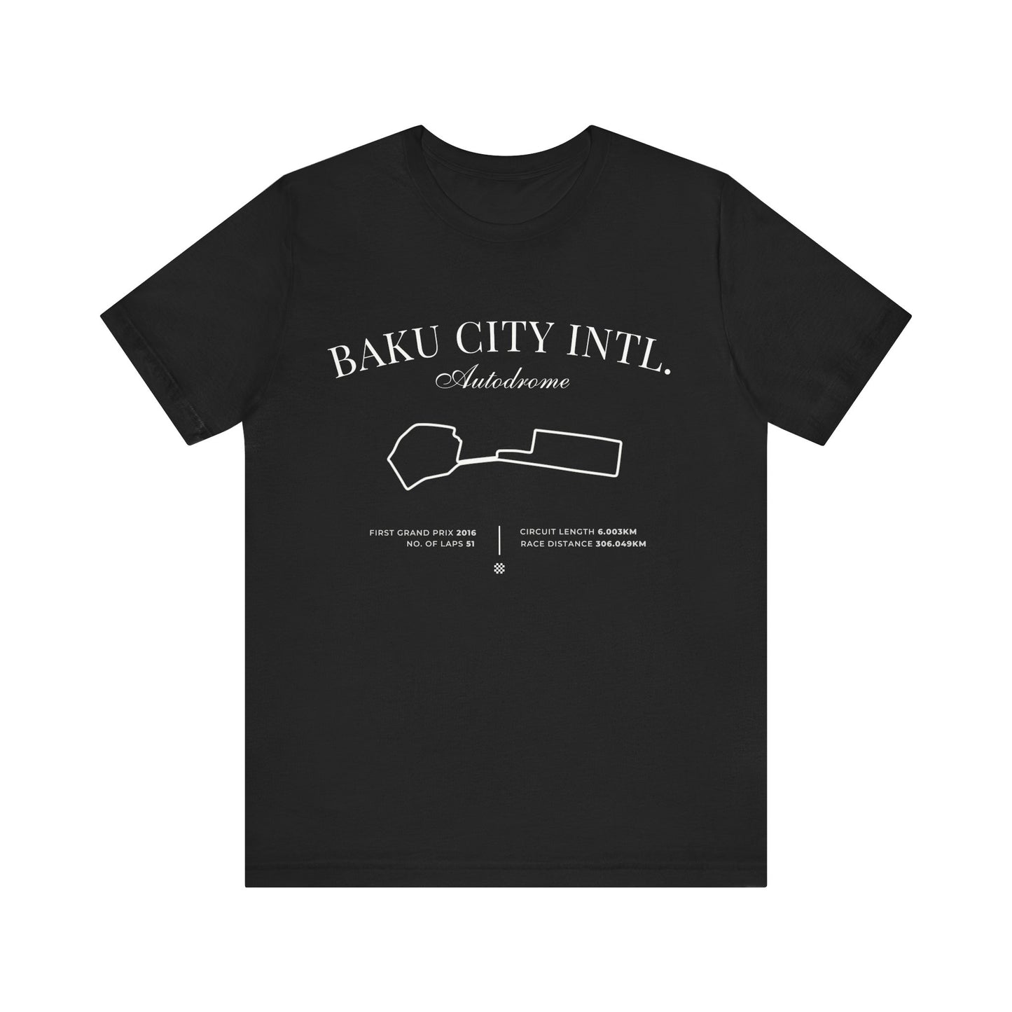 Azerbaijan Grand Prix 2025 Premium T-Shirt | Baku City Circuit F1 GP Racing Tee | Formula 1 Motorsport Gift | Racing Shirt for Fans