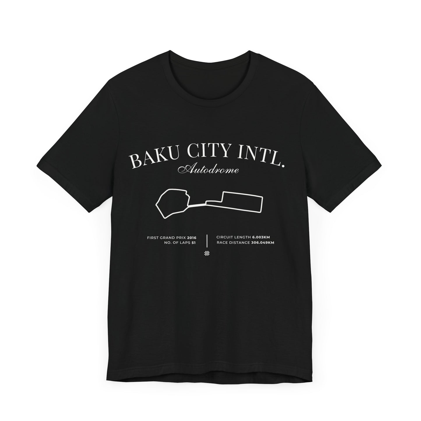 Azerbaijan Grand Prix 2025 Premium T-Shirt | Baku City Circuit F1 GP Racing Tee | Formula 1 Motorsport Gift | Racing Shirt for Fans