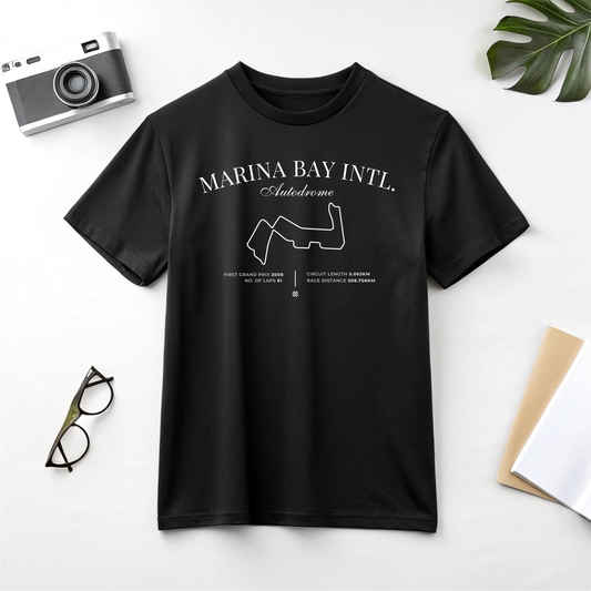 Singapore Grand Prix T-Shirt | Marina Bay Formula 1 Racing Top l Unisex