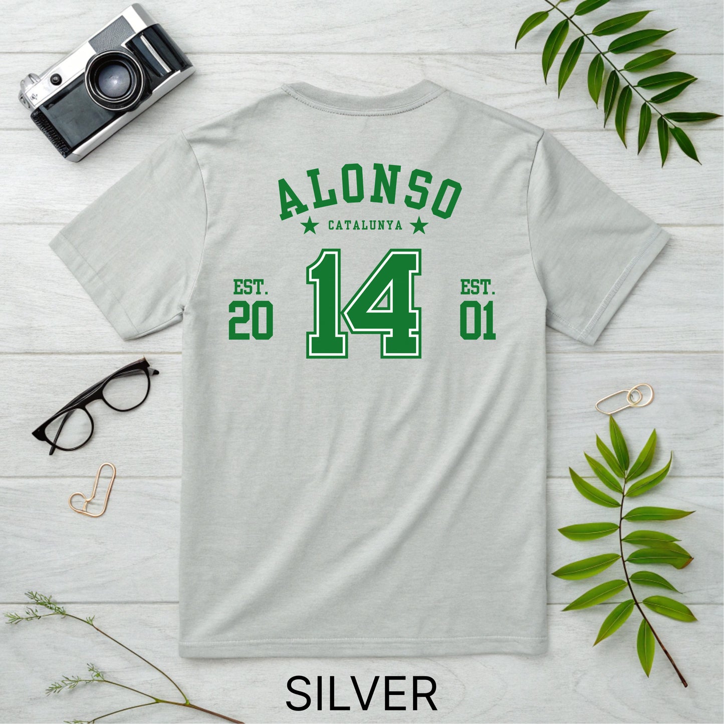 Fernando Alonso F1 Jersey T-Shirt Aston Martin Racing | Unisex