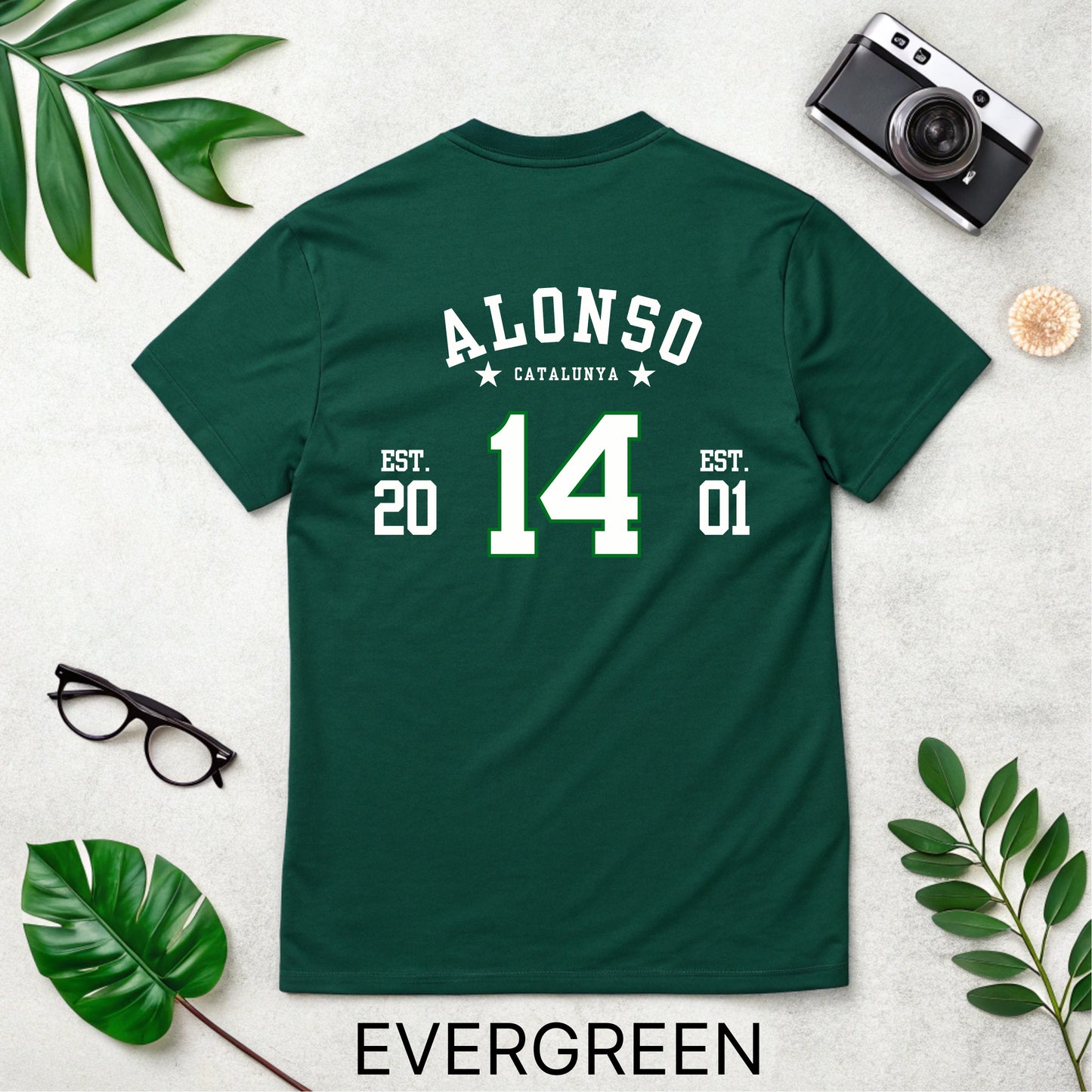 Fernando Alonso F1 Jersey T-Shirt Aston Martin Racing | Unisex