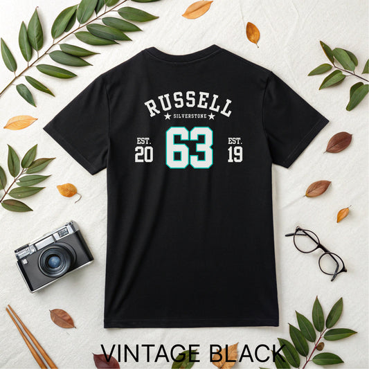 George Russell F1 Jersey T-Shirt, Mercedes-AMG Petronas Shirt l Unisex