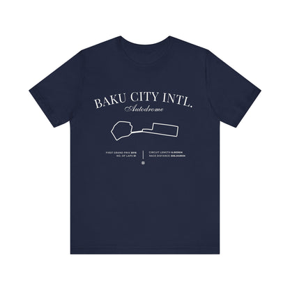 Azerbaijan Grand Prix 2025 Premium T-Shirt | Baku City Circuit F1 GP Racing Tee | Formula 1 Motorsport Gift | Racing Shirt for Fans