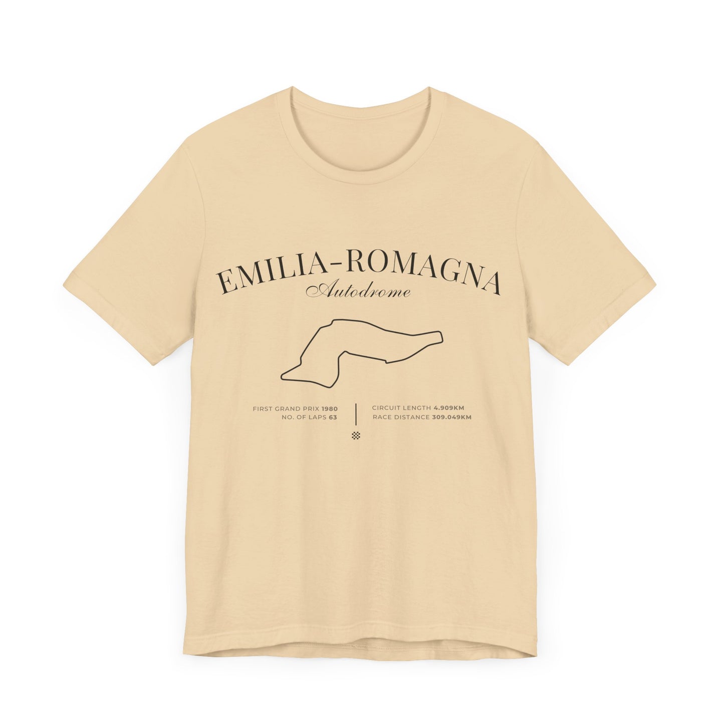 Emilia Romagna Grand Prix 2025 Premium T-Shirt | F1 Imola GP Fan Gift | Formula 1 Racing Tee | Motorsport Fans Wardrobe Essential