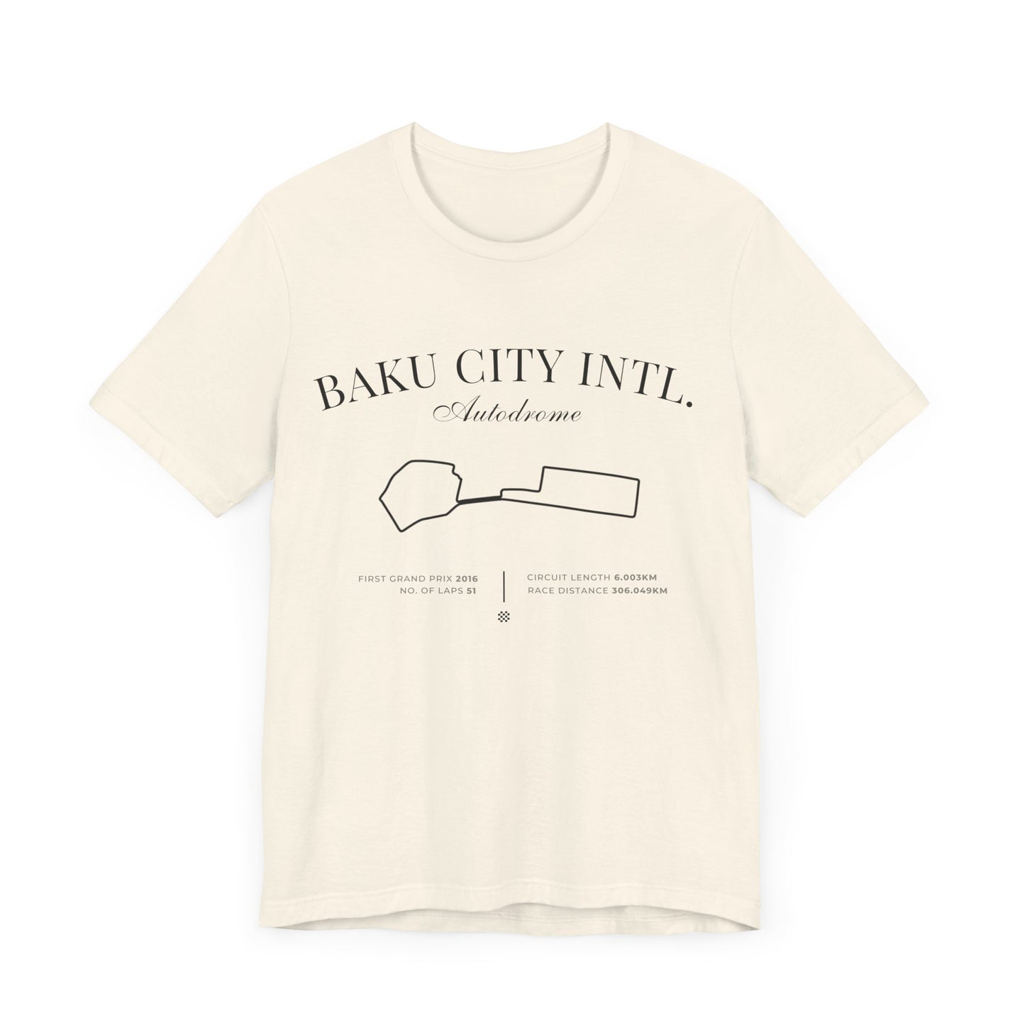 Azerbaijan Grand Prix 2025 Premium T-Shirt | Baku City Circuit F1 GP Racing Tee | Formula 1 Motorsport Gift | Racing Shirt for Fans