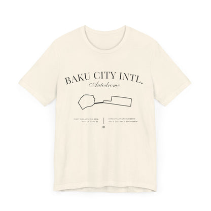 Azerbaijan Grand Prix 2025 Premium T-Shirt | Baku City Circuit F1 GP Racing Tee | Formula 1 Motorsport Gift | Racing Shirt for Fans