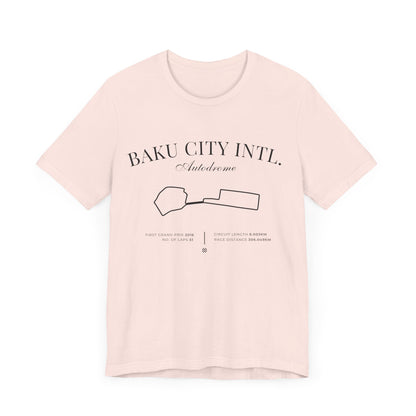 Azerbaijan Grand Prix 2025 Premium T-Shirt | Baku City Circuit F1 GP Racing Tee | Formula 1 Motorsport Gift | Racing Shirt for Fans