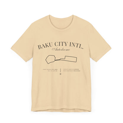 Azerbaijan Grand Prix 2025 Premium T-Shirt | Baku City Circuit F1 GP Racing Tee | Formula 1 Motorsport Gift | Racing Shirt for Fans