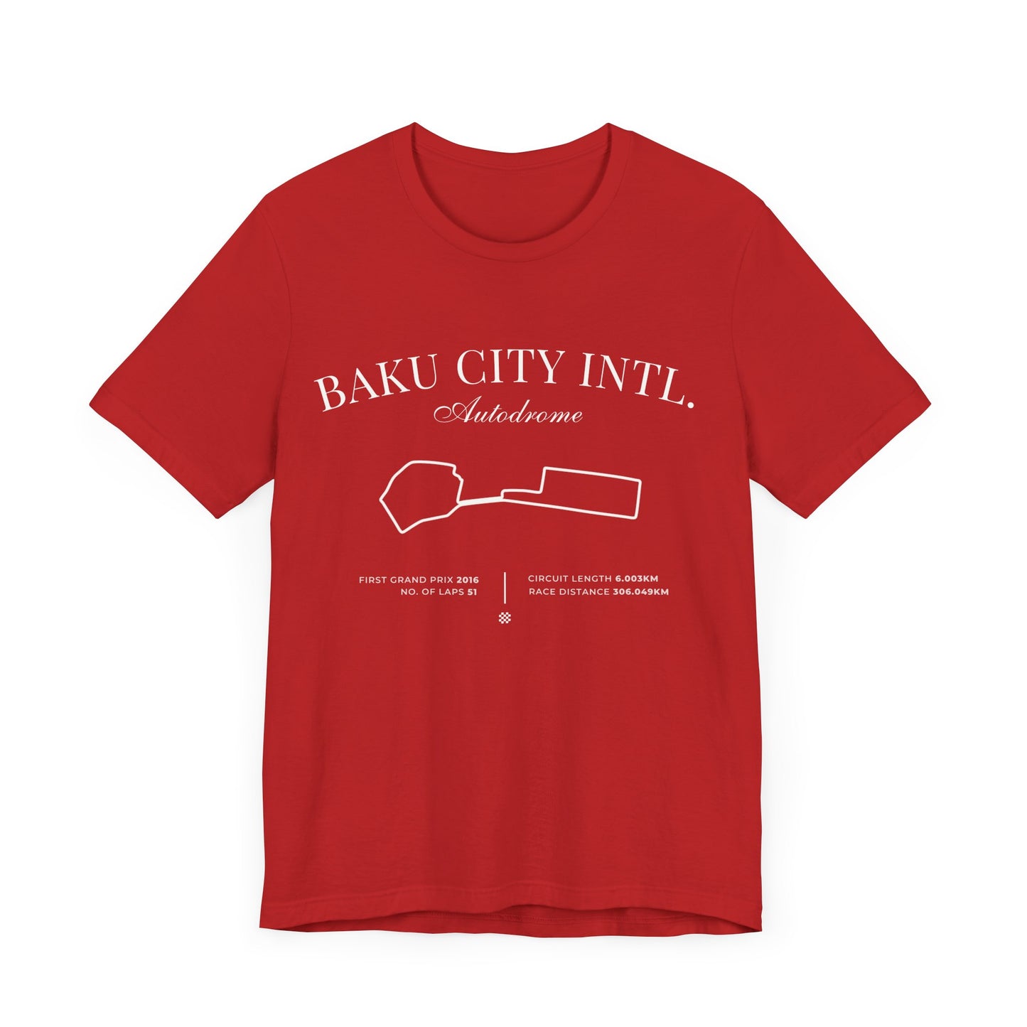 Azerbaijan Grand Prix 2025 Premium T-Shirt | Baku City Circuit F1 GP Racing Tee | Formula 1 Motorsport Gift | Racing Shirt for Fans