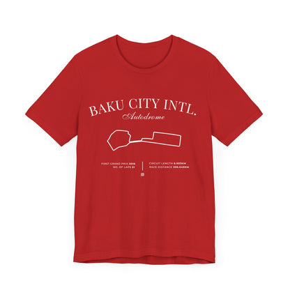 Azerbaijan Grand Prix 2025 Premium T-Shirt | Baku City Circuit F1 GP Racing Tee | Formula 1 Motorsport Gift | Racing Shirt for Fans