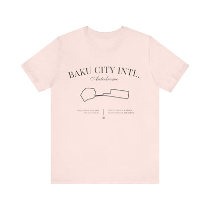 Azerbaijan Grand Prix 2025 Premium T-Shirt | Baku City Circuit F1 GP Racing Tee | Formula 1 Motorsport Gift | Racing Shirt for Fans