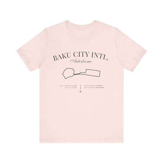 Azerbaijan Grand Prix 2025 Premium T-Shirt | Baku City Circuit F1 GP Racing Tee | Formula 1 Motorsport Gift | Racing Shirt for Fans