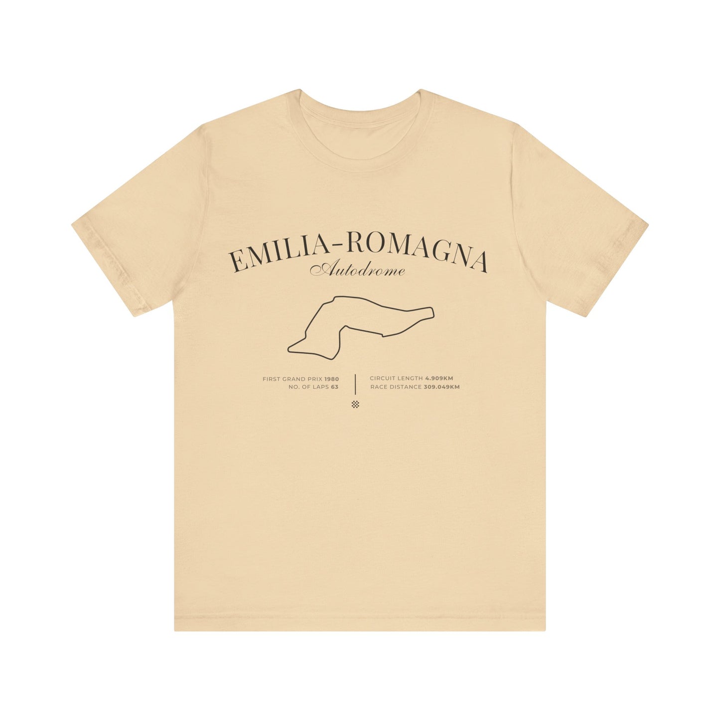 Emilia Romagna Grand Prix 2025 Premium T-Shirt | F1 Imola GP Fan Gift | Formula 1 Racing Tee | Motorsport Fans Wardrobe Essential