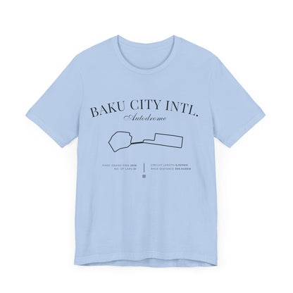 Azerbaijan Grand Prix 2025 Premium T-Shirt | Baku City Circuit F1 GP Racing Tee | Formula 1 Motorsport Gift | Racing Shirt for Fans