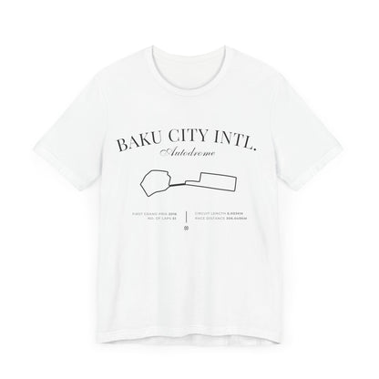 Azerbaijan Grand Prix 2025 Premium T-Shirt | Baku City Circuit F1 GP Racing Tee | Formula 1 Motorsport Gift | Racing Shirt for Fans
