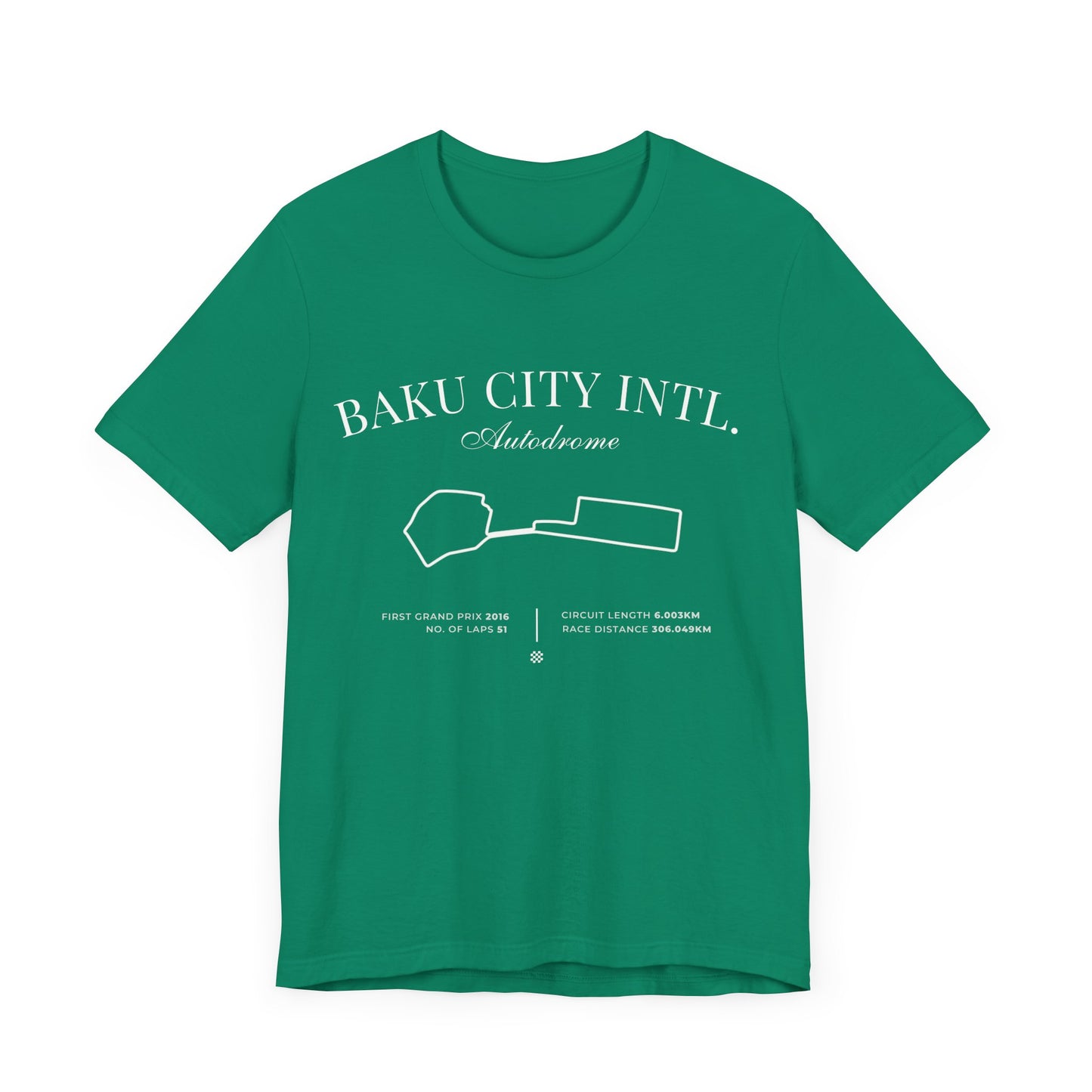 Azerbaijan Grand Prix 2025 Premium T-Shirt | Baku City Circuit F1 GP Racing Tee | Formula 1 Motorsport Gift | Racing Shirt for Fans