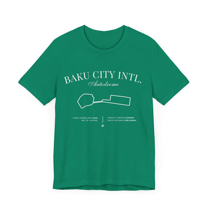 Azerbaijan Grand Prix 2025 Premium T-Shirt | Baku City Circuit F1 GP Racing Tee | Formula 1 Motorsport Gift | Racing Shirt for Fans