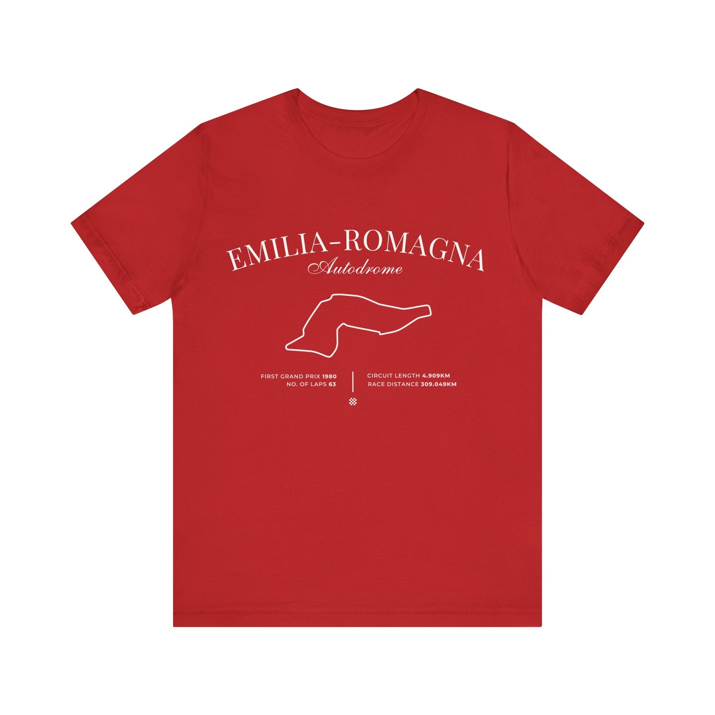 Emilia Romagna Grand Prix 2025 Premium T-Shirt | F1 Imola GP Fan Gift | Formula 1 Racing Tee | Motorsport Fans Wardrobe Essential