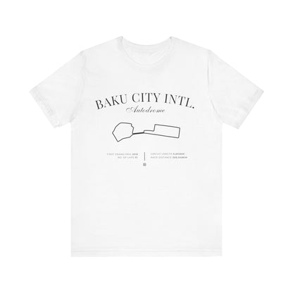 Azerbaijan Grand Prix 2025 Premium T-Shirt | Baku City Circuit F1 GP Racing Tee | Formula 1 Motorsport Gift | Racing Shirt for Fans