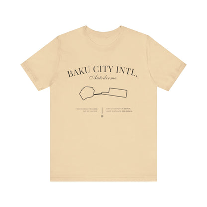 Azerbaijan Grand Prix 2025 Premium T-Shirt | Baku City Circuit F1 GP Racing Tee | Formula 1 Motorsport Gift | Racing Shirt for Fans