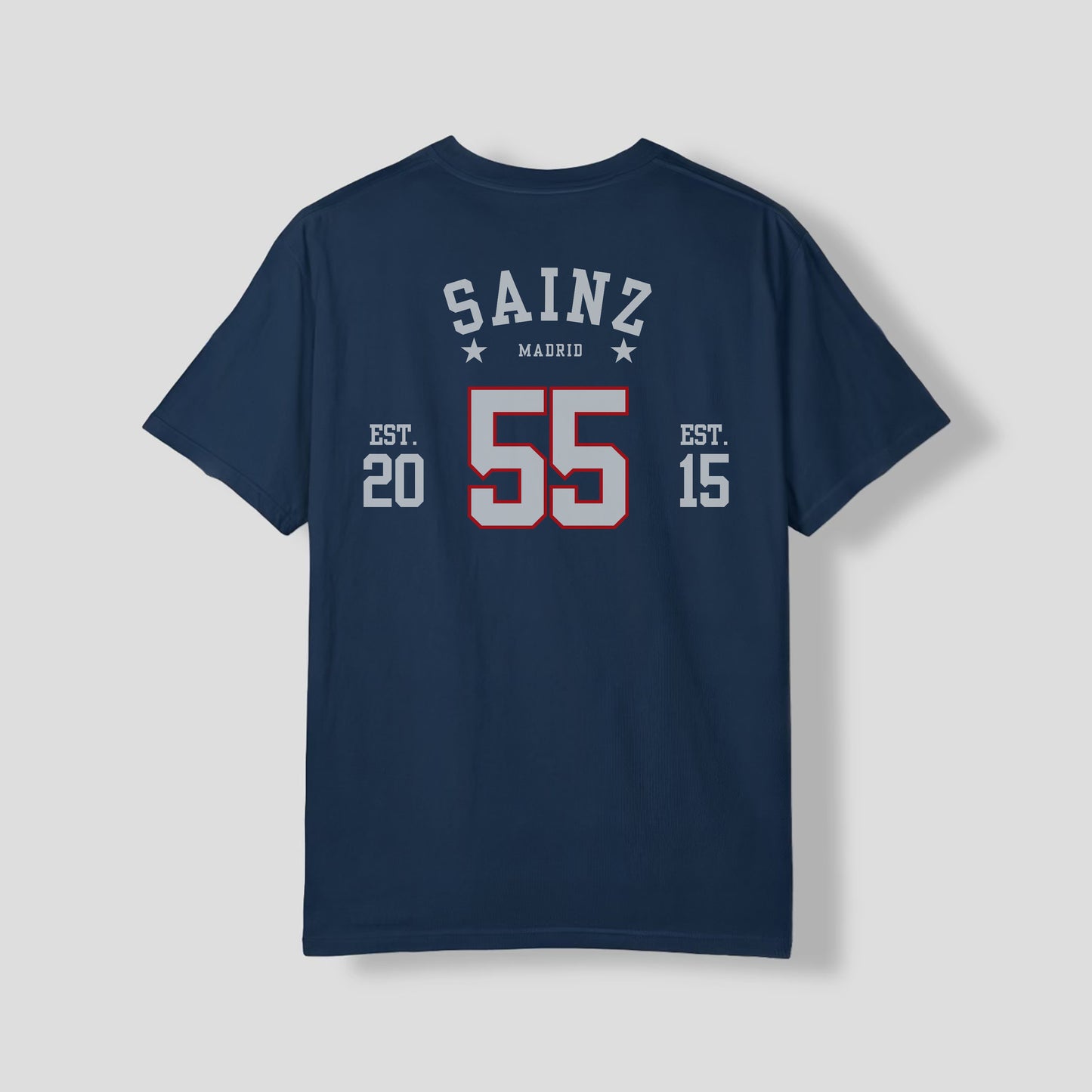 Carlos Sainz F1 Jersey Style T-Shirt, Scuderia Ferrari | Unisex