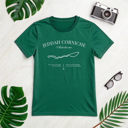 Saudi Arabian Grand Prix T-Shirt | Jeddah Corniche Formula 1 Racing Top l Unisex