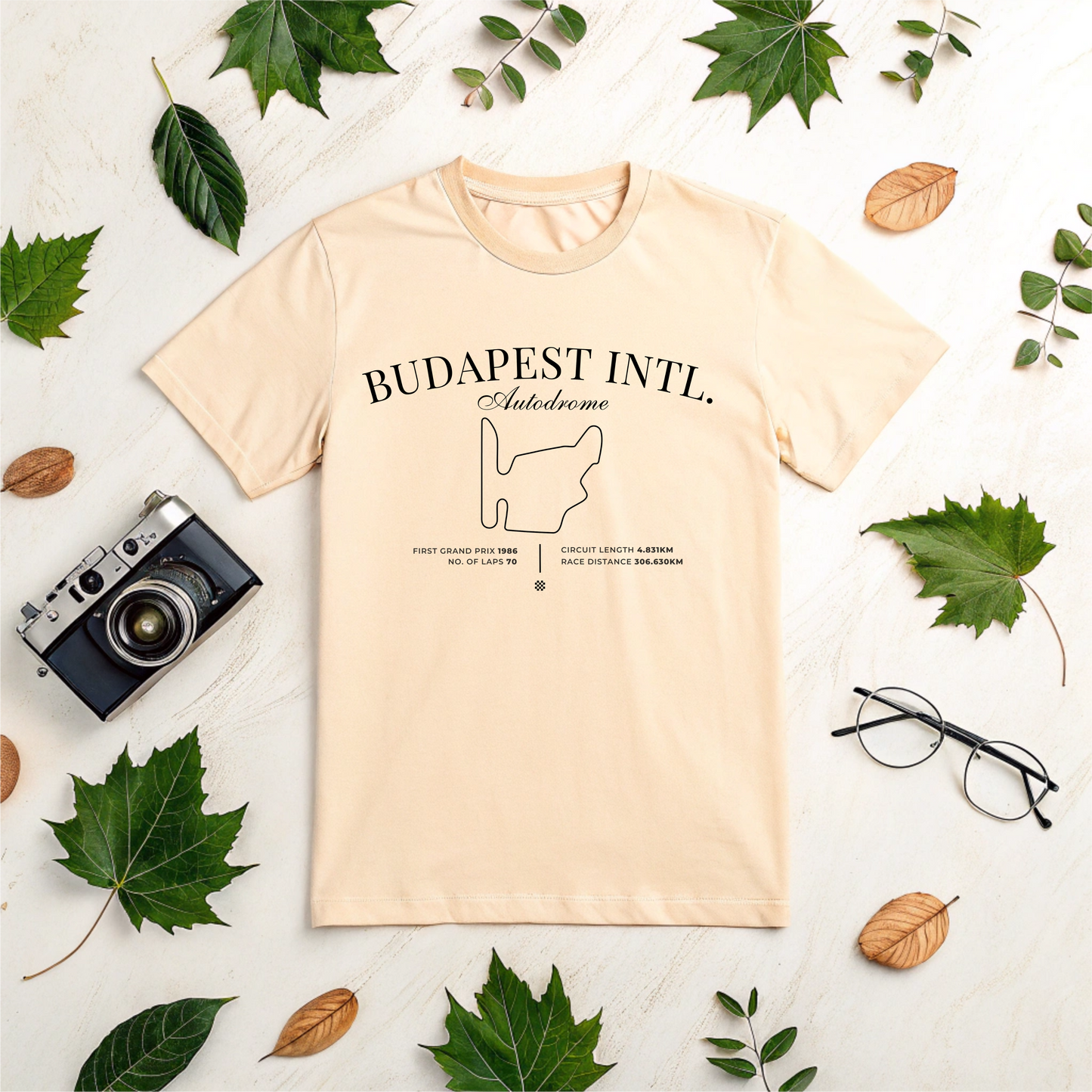 Hungarian Grand Prix 2025 Premium T-Shirt | Formula 1 Hungaroring GP Racing Tee | Motorsport Fan Gift | F1 Racing Shirt for Fans