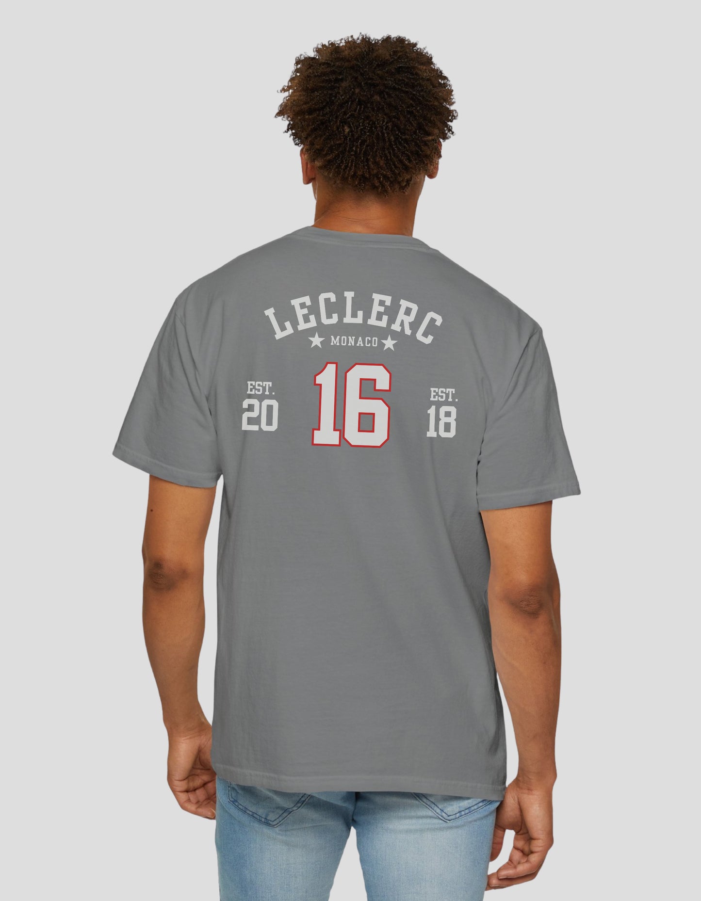 Charles Leclerc Jersey Style F1 T-Shirt, Scuderia Ferrari | Unisex