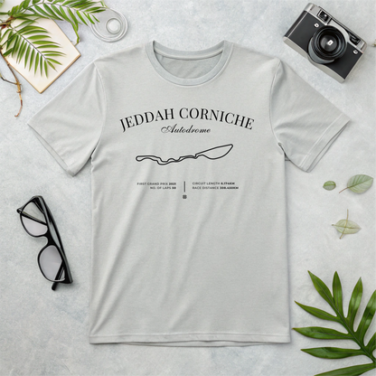 Saudi Arabian Grand Prix T-Shirt | Jeddah Corniche Formula 1 Racing Top l Unisex