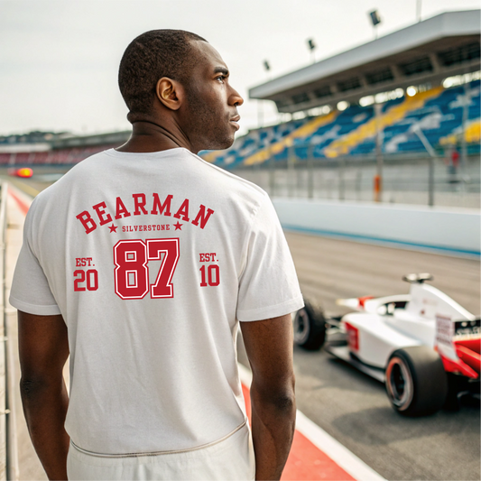 Oliver Bearman F1 Jersey T-Shirt, Haas F1 Shirt | Unisex