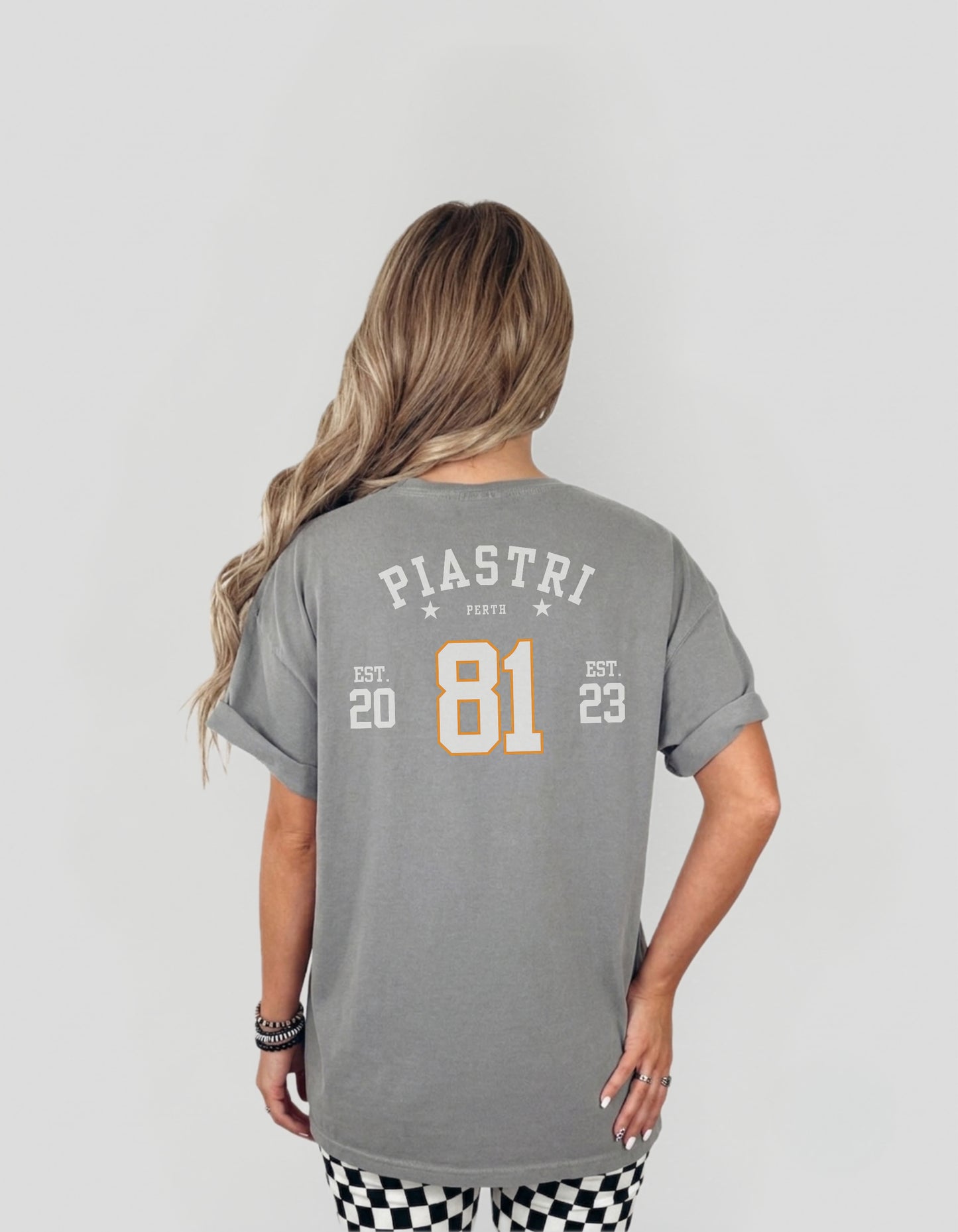 Oscar Piastri Jersey Style F1 T-Shirt | Mclaren Mercedes F1 | Unisex