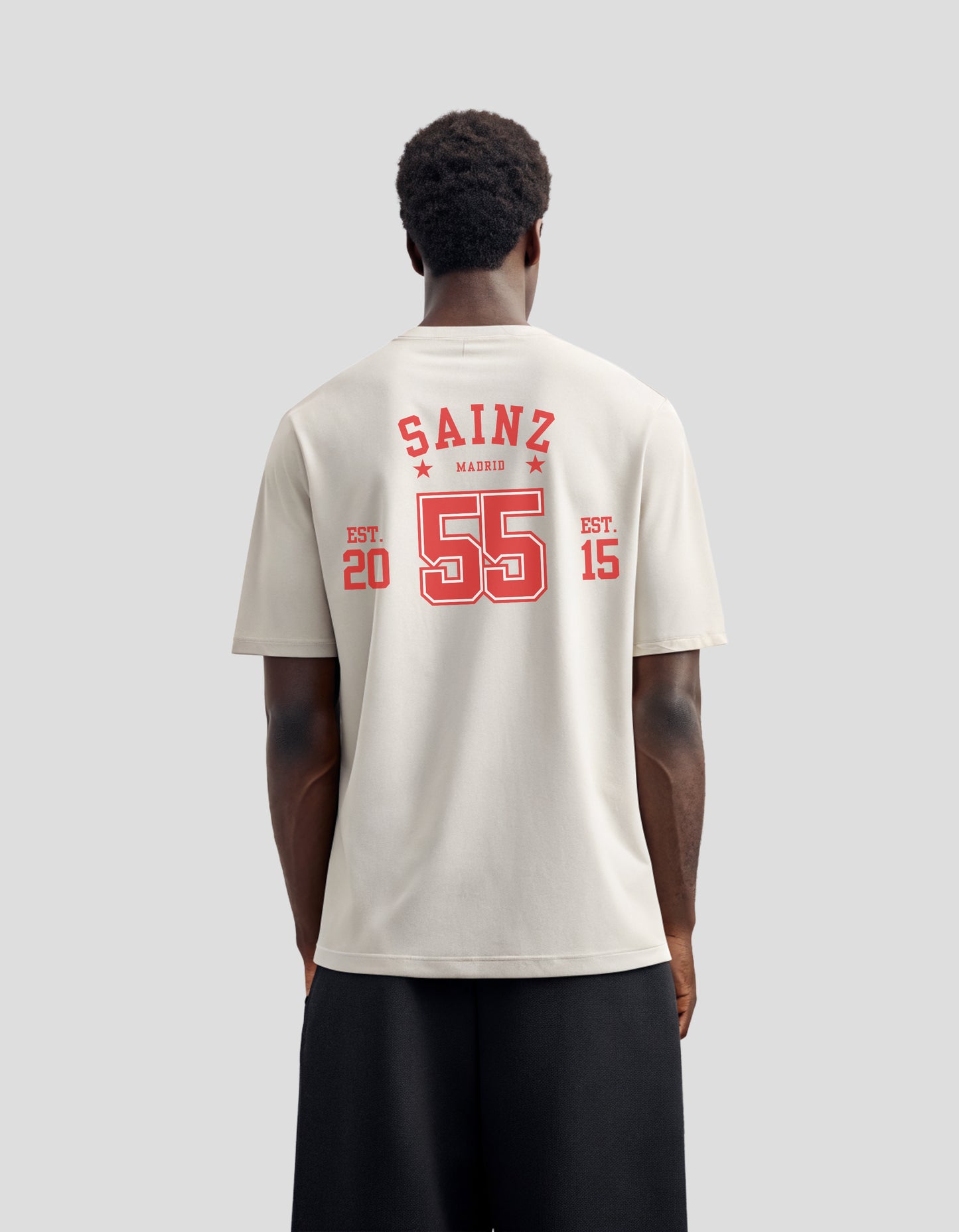 Carlos Sainz F1 Jersey Style T-Shirt, Scuderia Ferrari | Unisex