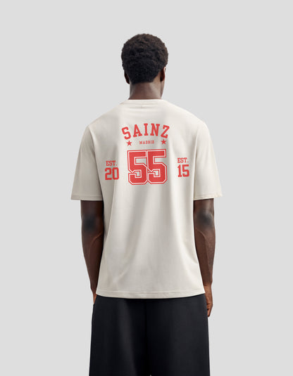 Carlos Sainz F1 Jersey Style T-Shirt, Scuderia Ferrari | Unisex