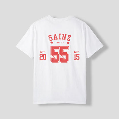 Carlos Sainz F1 Jersey Style T-Shirt, Scuderia Ferrari | Unisex