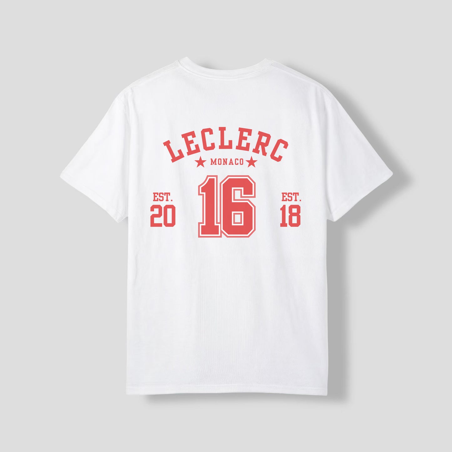 Charles Leclerc Jersey Style F1 T-Shirt, Scuderia Ferrari | Unisex