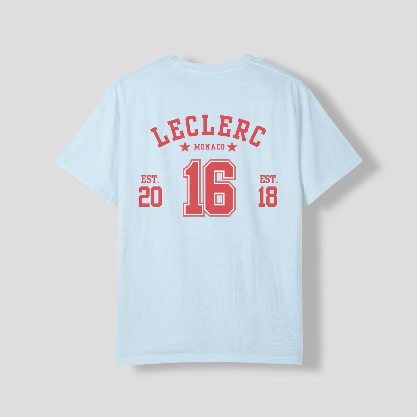 Charles Leclerc Jersey Style F1 T-Shirt, Scuderia Ferrari | Unisex