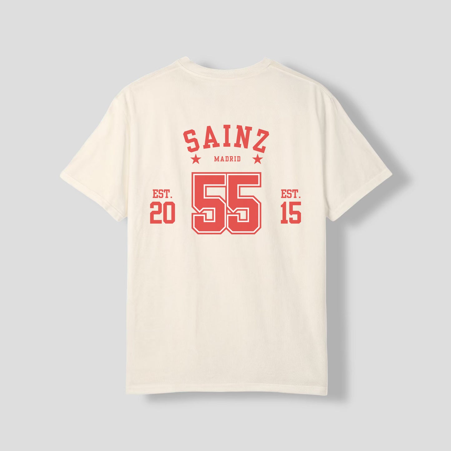 Carlos Sainz F1 Jersey Style T-Shirt, Scuderia Ferrari | Unisex